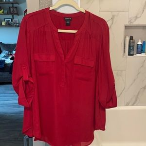 Red Harper torrid top